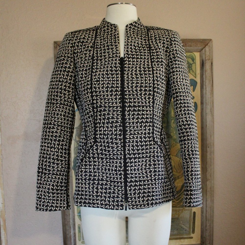 LAFAYETTE 148 New York elegant zippered jacket Sz.6